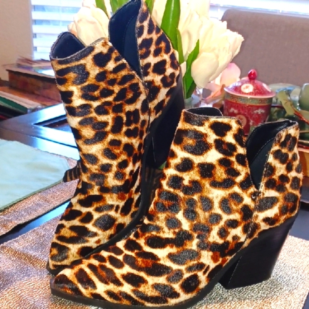 Gianni Bini Real Fur Ankle Boots